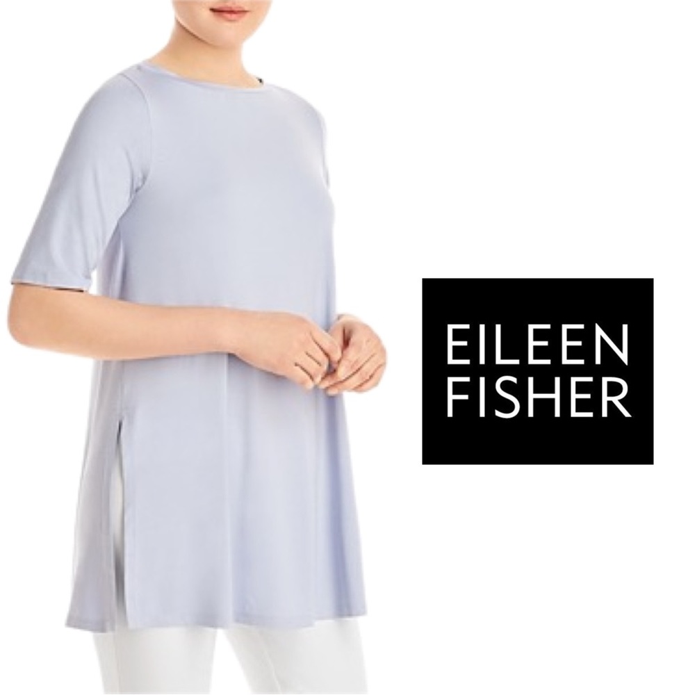 NEW Eileen Fisher Organic Round Neck Tunic